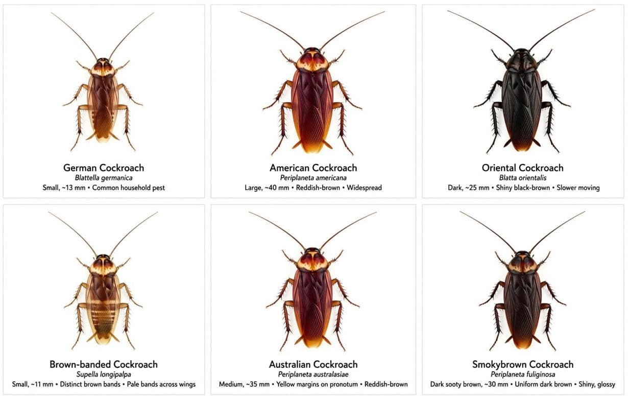 Cockroach, a common commercial-premises pest
